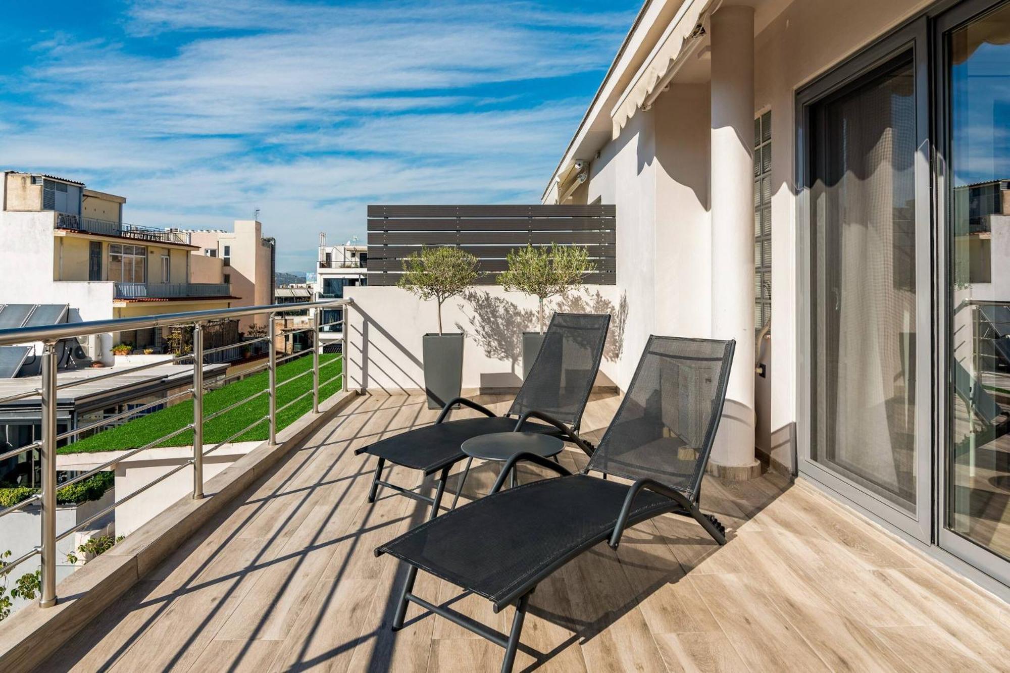 Dreamy Athens Penthouse With Acropolis View Apartamento Exterior foto